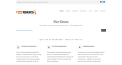 Desktop Screenshot of firedoors.co.uk
